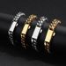 Unisex Hip Hop Spring Buckle Stainless Steel Chain Encrypted Cuban Chain Titanium Steel Jewelry High End Men's Bracelet_ipsvogv.com