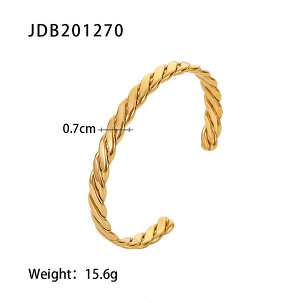 Instagram Titanium Open Colorless Stainless Steel Bracelet, Women's High Grade Zircon Bracelet_ipsvogv.com