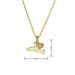 Mother's Day Mama Letter Gift Clavicle Chain Zircon Pendant Necklace Copper Plated Real Gold_ipsvogv.com