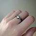 Extremely Fine Crystal Stone, Black Pointed Crystal, Personalized Bead String Ring, Cat Ring_ipsvogv.com