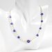 4mm Round Beads Shell Thousand Flower Glass Devil Eye OT Buckle Necklace Clavicle Chain Female_ipsvogv.com