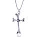 Bone Cross Titanium Steel Pendant Men's And Women's Punk Personalized Necklace Accessories_ipsvogv.com