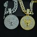 Taurus Circular Alloy Constellation Pendant Symbolizes Power, Fashion, Personality, Hip-hop, And Cuban Necklace_ipsvogv.com
