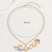 Minimalist and fashionable OL version Korean earrings, necklace, set with zircon inlay design, niche collarbone chain,_ipsvogv.com