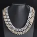 14MM Wide 4 Rows Dia Necklace Designer For Men High Quality Cuban K Chain Rock Rapper Hip Hop Gold Plated Stainless_ipsvogv.com