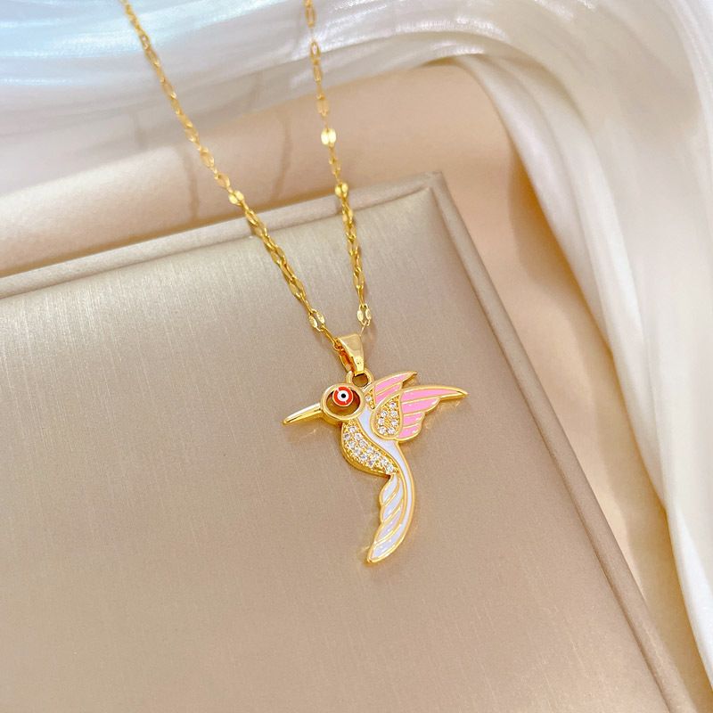 】 Woodpecker 【 Light Luxury Banquet Necklace Female Internet Celebrity Versatile Clavicle Titanium Steel Chain 【 】_ipsvogv.com