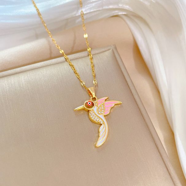 】 Woodpecker 【 Light Luxury Banquet Necklace Female Internet Celebrity Versatile Clavicle Titanium Steel Chain 【 】_ipsvogv.com