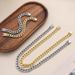 Chain Hip Hop 13mm Single Row Full Diamond Thick Cuban Necklace Men's Fashion Label_ipsvogv.com