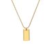 Embracing Bricks, Titanium Steel Necklace, Women's Autumn And Winter Gold Block Sweater Snake Bone Chain, Exaggerated_ipsvogv.com