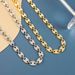 Unisex 12mm Pig Nose Coffee Bean Necklace Hip Hop Jewelry Neutral Necklace Hot Selling_ipsvogv.com