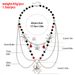 Cold Wind Multi-layer Bright Black Crystal Exaggerated Spider Model Neck Chain Necklace Necklace Spice Girl_ipsvogv.com