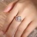 Sanjie Fashion High End Luxury Rose Gold Pair Ring Full Diamond Jewelry_ipsvogv.com