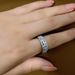 Cao Shi's Personalized Folding Wide Edition Index Finger With Flower Leaves, Horse Eyes, Olive Shaped Ring, Fashion Ring_ipsvogv.com