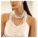 Exaggerated multi-layer pearl with crystal temperament, long sweater chain necklace for women 6580_ipsvogv.com