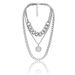 Accessories With Exaggerated Personality, Chain Accessories, Necklaces, Sweaters, Chains, Simple Queen Pendants,_ipsvogv.com