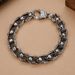 Personality Punk Motorcycle Style Dark Heavy Skull Bracelet Hip Hop Creative Trendy Men's Gift_ipsvogv.com