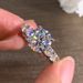 Cao Shi's Luxury Copper Inlaid Zircon For Women's Exquisite Four Claw Engagement Banquet Ring Accessories_ipsvogv.com