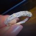 Cao Shichao's Sparkling T Square Diamond Ring with Small Design, Exquisite and Premium Feeling Ring_ipsvogv.com