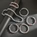 Blue Inlaid Titanium Steel Necklace, Male Niche Design, Hip-hop Style, Thick Collarbone Chain, Couple Accessories_ipsvogv.com