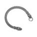 Minimalist Titanium Electroplated Zodiac Stainless Steel Hip Hop Double Snake Head Men's Bracelet_ipsvogv.com