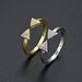 Unisex New Style Niche Simple Temperament Diamond Zircon CZ Ring Opening Design Adjustable Ins Style Female Ring_ipsvogv.com