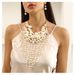 Exaggerated jewelry necklace, multi-layer clothing, pearl tassel statement 9040_ipsvogv.com