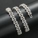 Hip Hop New Necklace 10mm Wide Cuban Chain Personality Trendy Geometric Men's Necklace Clavicle Chain_ipsvogv.com