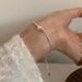 S Pure Heart Ball Snake Bone Bracelet For Women, Simple And Sweet Silver Bead Love Korean Version Ins, Niche Bracelet,_ipsvogv.com