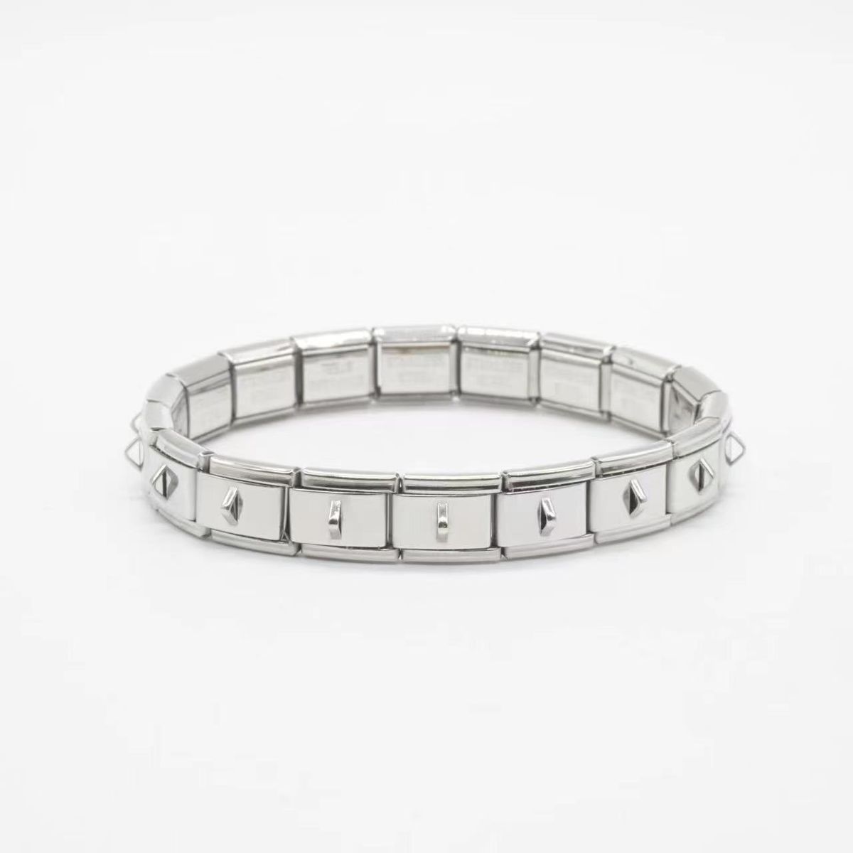 Italian Module Hook DIY Kit Men's Stainless Steel Bracelet_ipsvogv.com