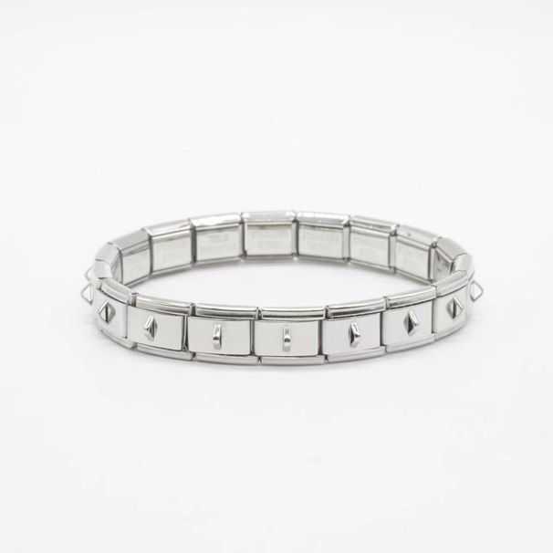 Italian Module Hook DIY Kit Men's Stainless Steel Bracelet_ipsvogv.com