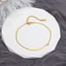 2023 New Trendy Summer Gold Smile Zircon Instagram Feet Chain Women's Simple And Colorless_ipsvogv.com