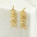 Sterling Silver Korean Style Niche Design Sense Zircon Fish Bone Earrings Korean Style Fashionable INS Women's High Sense Earrings_ipsvogv.com
