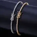 Gold-plated Tennis Bracelet For Men And Women Hip-hop 2.5mm Bracelets_ipsvogv.com