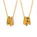 Triple Hoop Pendant Necklace Stainless Steel Mixed Color Zircon Adjustable Clavicle Chain Light Luxury Jewelry For Women_ipsvogv.com