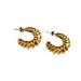 Fashionable Niche INS Retro C Hoop Gear Design Gypsy Earrings_ipsvogv.com