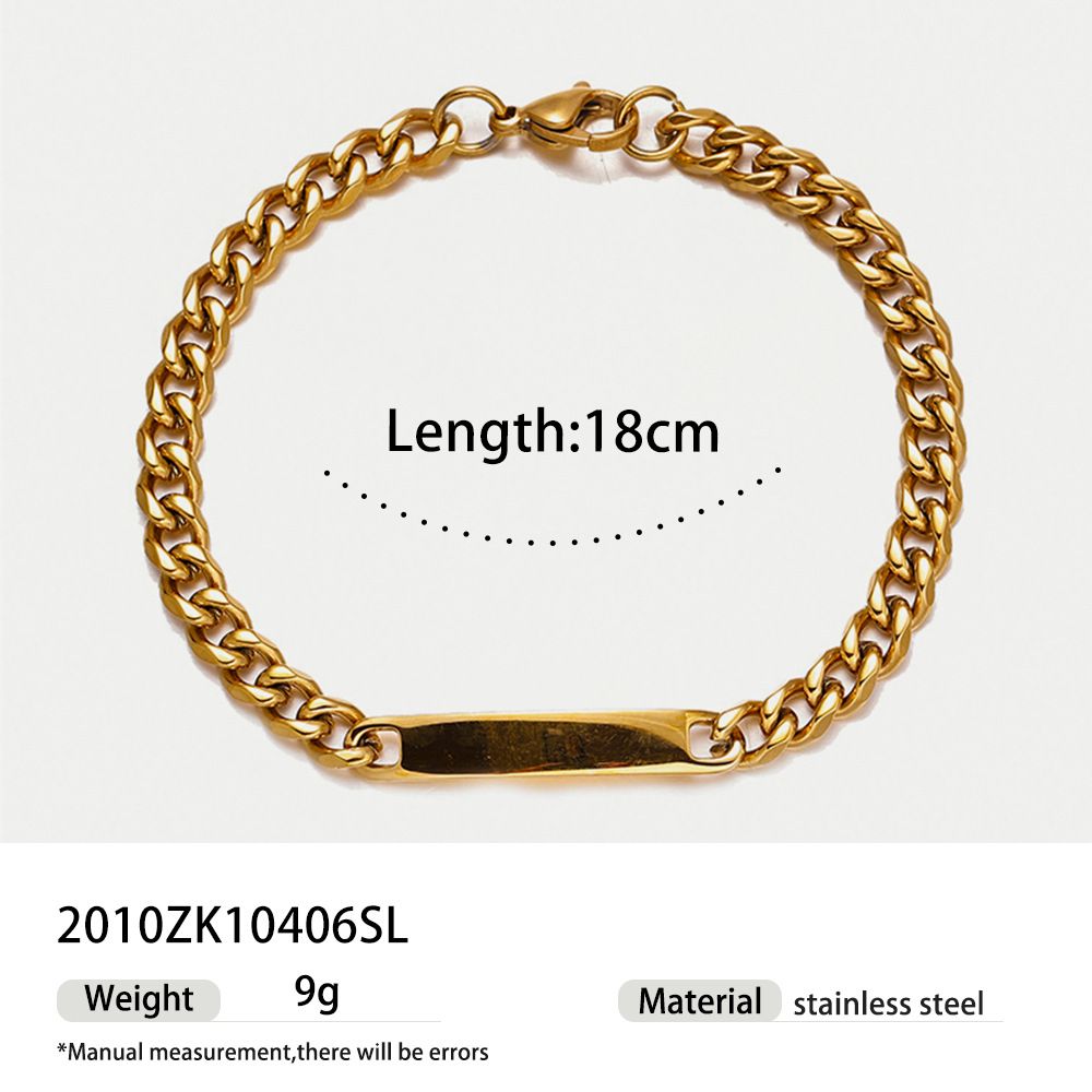 trendy gold stainless steel bracelet female ins fashion new style stacking matching hand jewelry_ipsvogv.com