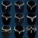 Cross Level Rhinestone Handmade Headdress Bridal Headband Hanging Rhinestone Forehead Chain Headband Simple Temperament Performance Photo Headband_ipsvogv.com
