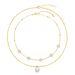 New Pearl Flower Pendant Necklace With Layered Beads And Collarbone Chain, Elegant Small Fragrance Series_ipsvogv.com