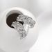 Gold-Plated Copper Lazy Style Irregular Half-Round Wrinkled High-End Minimalist Personality Earrings_ipsvogv.com