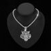 Personalized Tiger Small Crowd Cool Domineering Jewelry Alloy Fried Dough Twists Necklace Tiger Pendant_ipsvogv.com