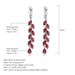 Light Luxury Fashion Natural Peridot Earrings Earrings Design Sense S925 Silver Inlaid Natural Gemstone Earrings Earrings_ipsvogv.com