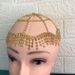 Fashion hair accessories full of diamonds personalized tassel rhinestone mesh headdress female model all match trendy accessories_ipsvogv.com