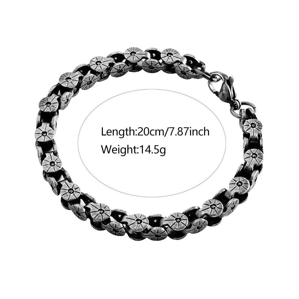 Titanium Steel Bracelet For Men Hip-Hop Personality Accessories Punk Minimalist Style Men's Simple Versatile Jewelry_ipsvogv.com