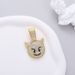 Hip Hop Personality Cat Head Pendant Rap Niche Full Diamond Environmentally Friendly Alloy Animal Jewelry Cuban Chain_ipsvogv.com