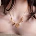 Jewelry & Accessories Stainless Steel New Coin Heart Shaped Irregular Inlaid Zirconium Agate Natural Stone Pendant Necklace Furnace Vacuum Electric_ipsvogv.com
