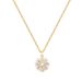 】 Rotating 【 Zircon Flower Light Luxury Charm Gorgeous Full Diamond Necklace Women's Versatile Clavicle Chain Titanium 【 】_ipsvogv.com