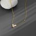 Light Luxury Butterfly Fritillaria Necklace For Women's Summer Exquisite Collar Chain Accessories 2023 New Fashion High_ipsvogv.com