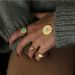 Drip Glazed Daisy Tulip Clover For Women, Ouins, Niche Fashion Personality, Index Finger Ring, Tail Ring_ipsvogv.com
