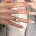 6497 People's Collection Pure Silver Full Diamond Sugar Necklace For Women, Light Luxury, Niche Design, Sweet Ins !_ipsvogv.com