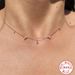 S Pure Silver Stacked Color Diamond Inlaid Collarbone Hot Selling INS High-end Zircon Necklace For Women_ipsvogv.com